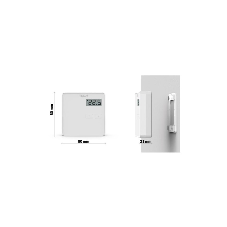 Tech ST-294V1 room controller, wired, white