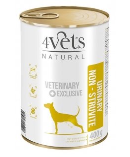 4VETS Natural Urinary No Struvit Dog - märg koeratoit - 400 g