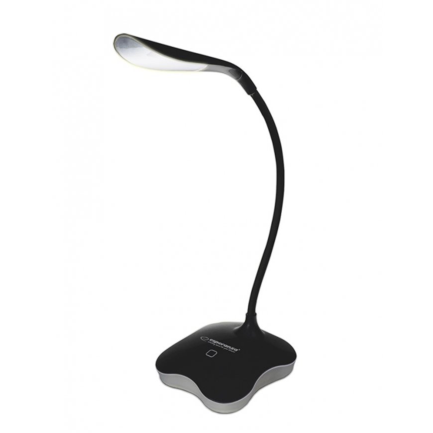 Esperanza ELD105K melna LED galda lampa