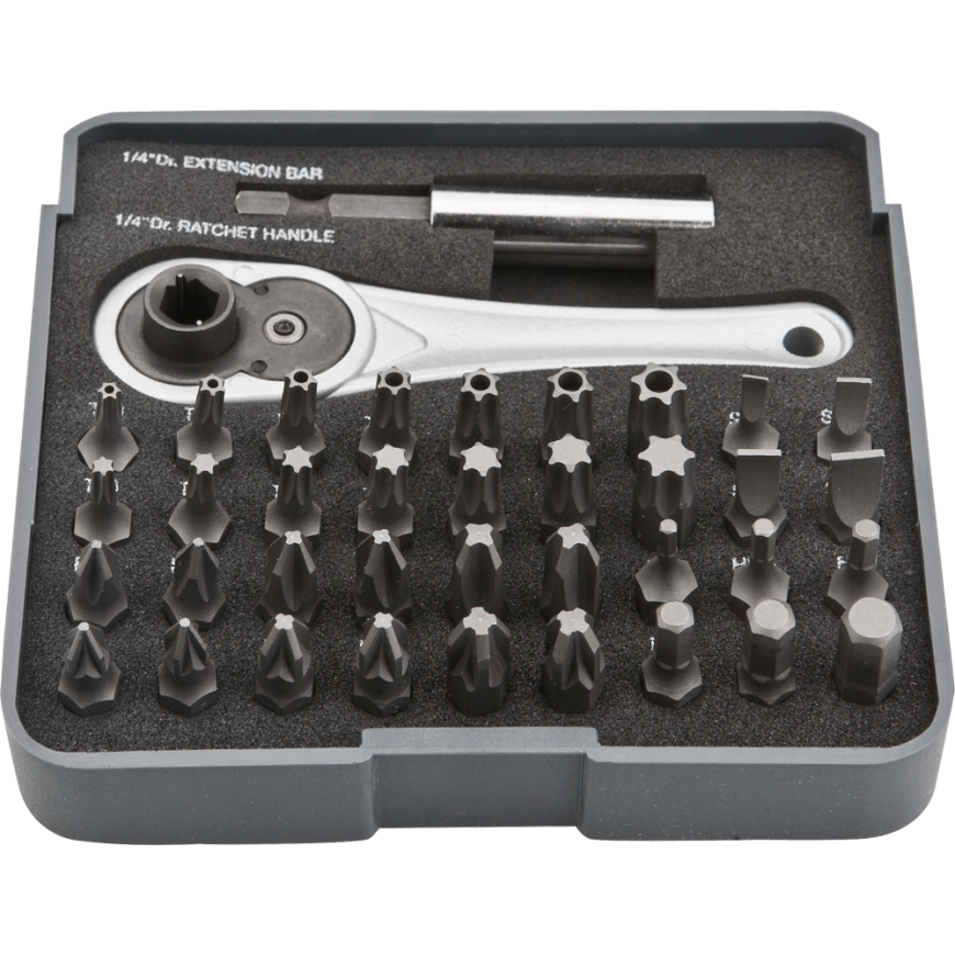 Neo Screwdriver bits with handle, 38