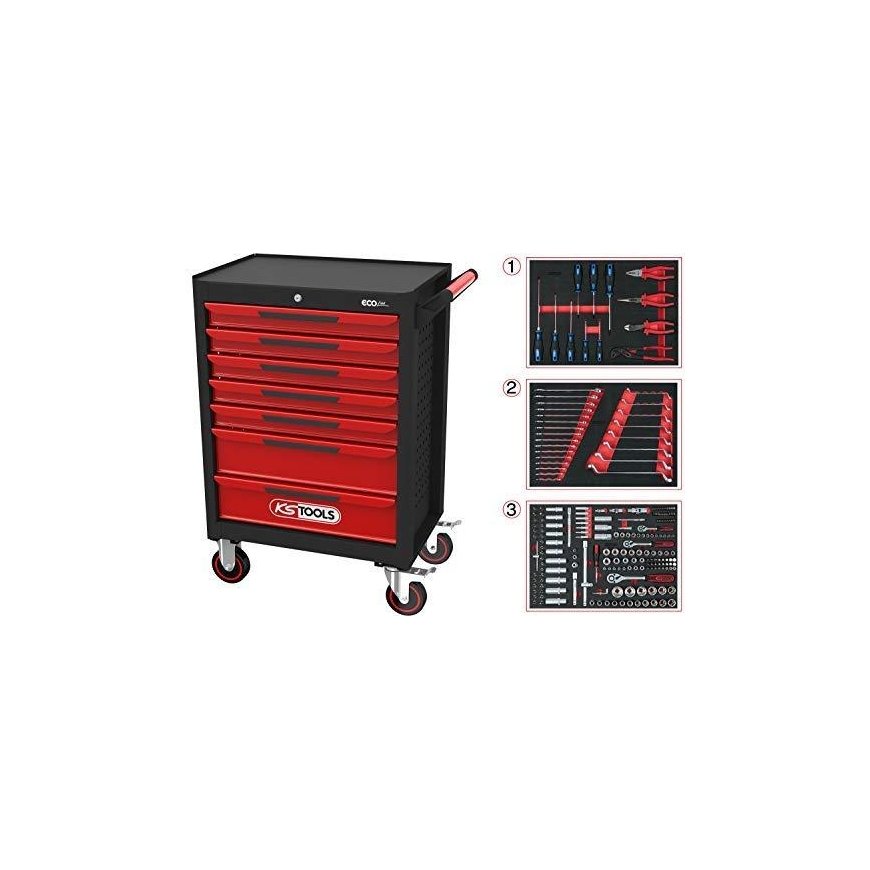 KS Tools Tool trolley ECOline, 7