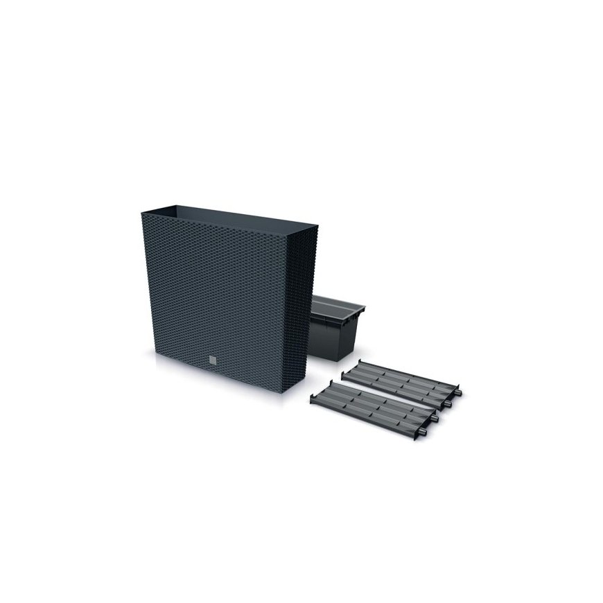Prosperplast Doniczka RATO CASE TOWER - antracytowy