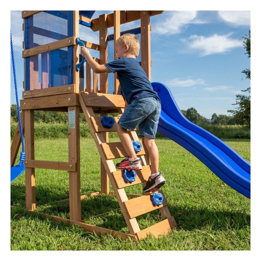 Aurora House Slide Backyard Discovery Wooden Playground – 2