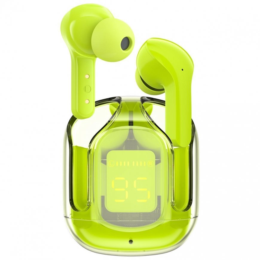 Acefast in-ear wireless headphones TWS Bluetooth green (T6 youth green)