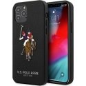 Case US Polo Assn US Polo USHCP12MPUGFLBK iPhone 12/12 Pro 6.1 Black / Black Polo Embroidery Collection Case US Polo Assn US Polo USHCP12MPUGFLBK iPhone 12/12 Pro 6.1 Black / Black Polo Embroidery Collection