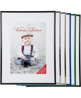 Photo frame Victoria Collection Photo frame Aluminum 30x40cm, silver