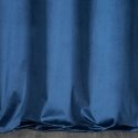 Eurofirany MARGOT Velvet night curtain with embroidered ribbon and sequins, 140X250 cm, loops/rings, color: blue Eurofirany MARGOT Velvet night curtain with embroidered ribbon and sequins, 140X250 cm, loops/rings, color: blue