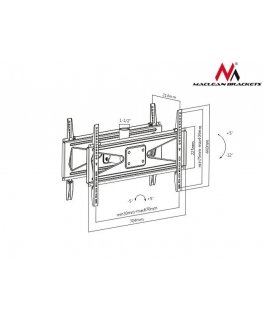 Maclean ceiling bracket MC-703 23&39&39 - 70&39&39