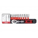 Amio Lizdinių raktų rinkinys 11 vnt 1/4 "4-13mm Amio Lizdinių raktų rinkinys 11 vnt 1/4 "4-13mm
