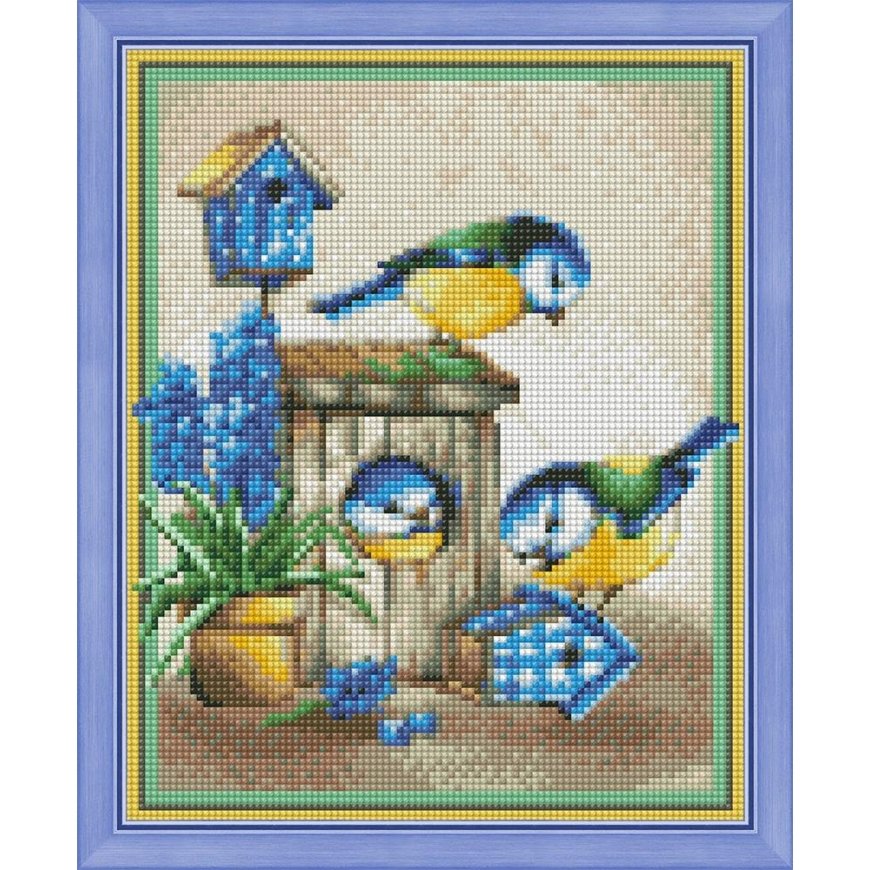 Beldizart Diamond painting set Friendly Birds 24х30 cm AZ-1475 – 2