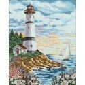 Beldizart Lighthouse at sunrise 38 x 48 cm WD095
