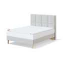 RED BED FRAME (120x200x15 cm) MANGO Light Beige (19206)