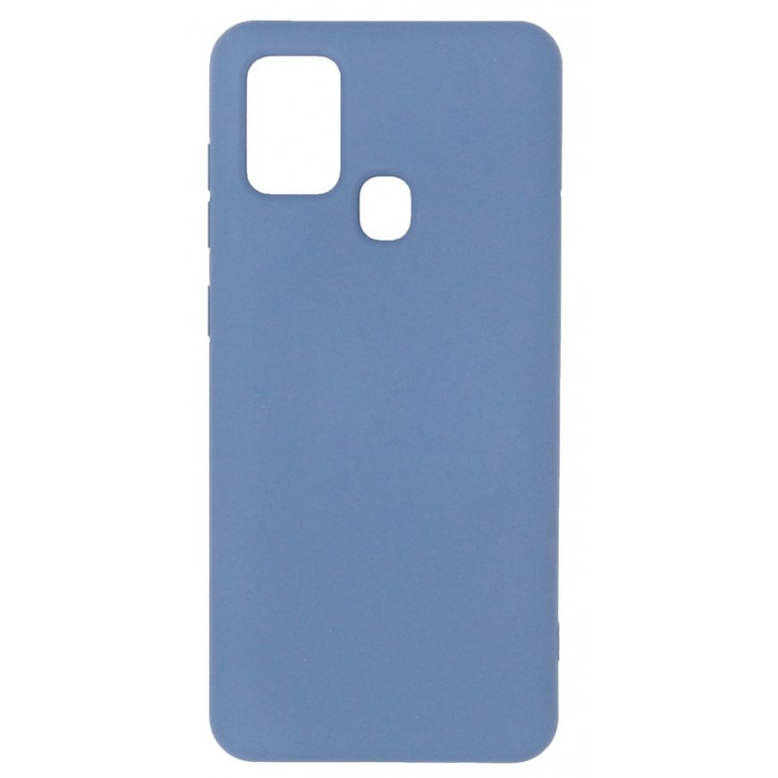 Evelatus Samsung Galaxy A21s Nano Silicone Case Soft Touch TPU Blue