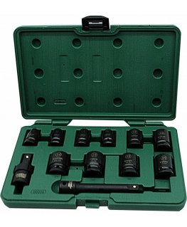 SATA Smūginių lizdų rinkinys 1/2" (12 vnt.)