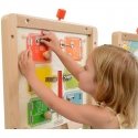 Wooden Wall Board Learn to Open Locks - 6 Masterkidz Safes Wooden Wall Board Learn to Open Locks - 6 Masterkidz Safes