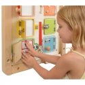 Wooden Wall Board Learn to Open Locks - 6 Masterkidz Safes Wooden Wall Board Learn to Open Locks - 6 Masterkidz Safes