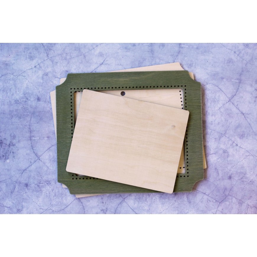 Beldizart Sale Frame green rectangle large OR-262