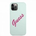 Guess GUHCP12LLSVSBF iPhone 12 Pro Max 6.7" blue fuchsia / blue fuschia hard silicone vintage case