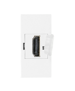 Orno NOEN HDMI, 22,5x45 mm HDMI modulinis lizdas su apsauginiu dangteliu, baltas