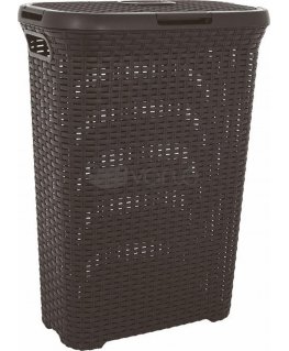 Laundry basket Curver Natural Style 40L anthracite (46796)