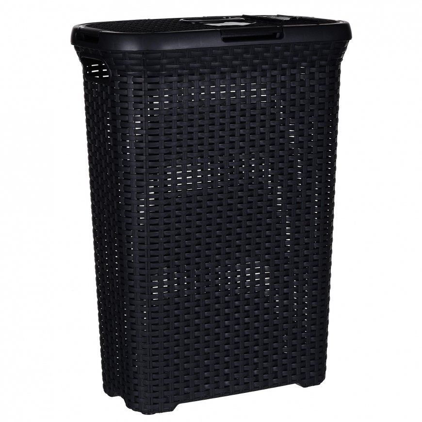 Skalbinių krepšelis Curver Natural Style 40L antracitas (46796) – 3