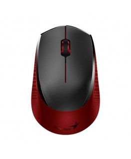 Genius Mouse NX-8000S, 1600DPI, 2.4 [GHz], Optical, Class 3, Wireless USB, Black and Red, AA