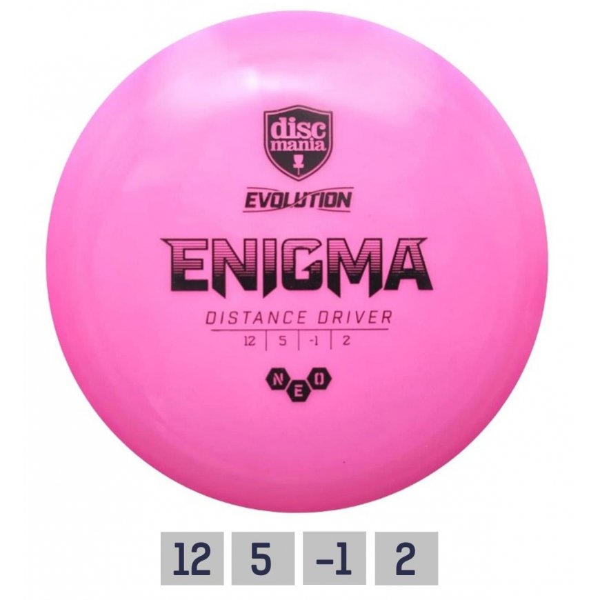 Pink Diskgolfo diskas Distance Driver NEO ENIGMA Evolution Rožinė – 3