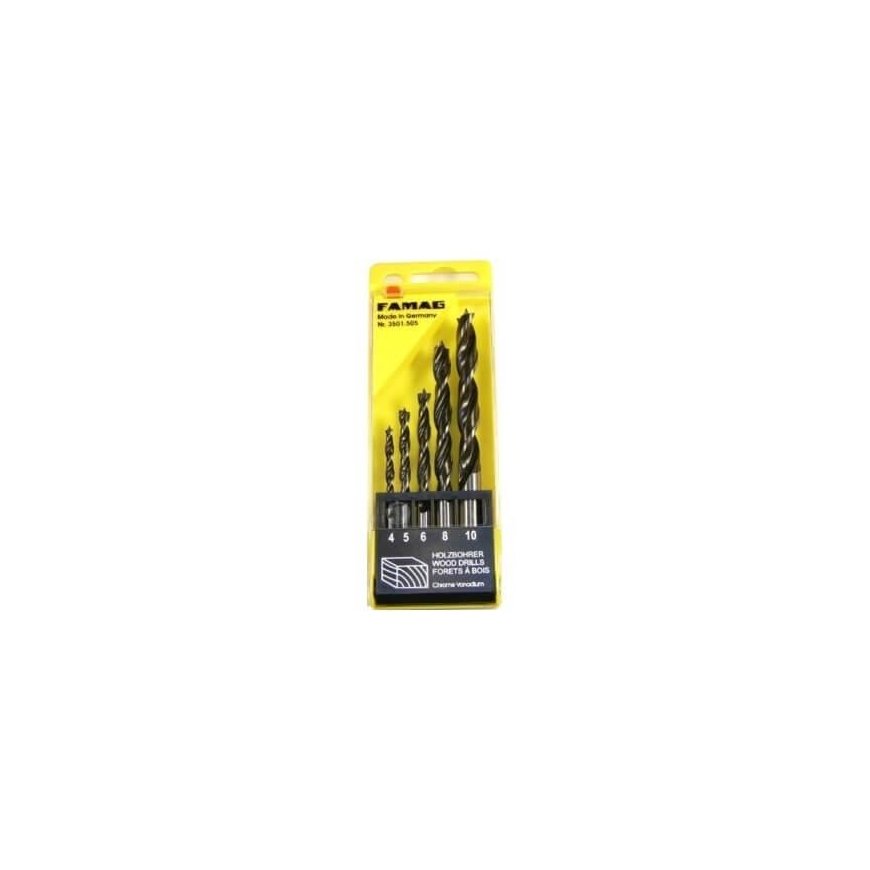 Drilled 5-piece wood drill set FAMAG – 2