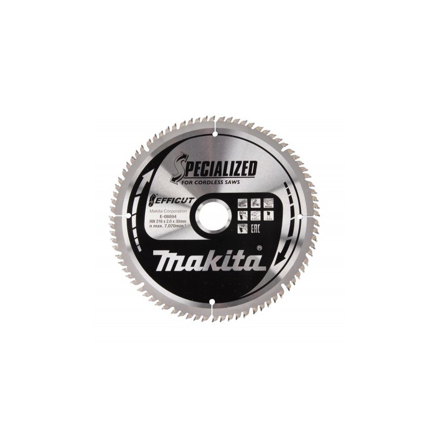Makita E-08894 TCT saw 216X30X2.0MM