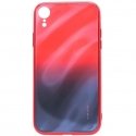 Evelatus Apple iPhone XR Water Ripple Gradient Color Anti-Explosion Tempered Glass Case Gradient Red-Black Evelatus Apple iPhone XR Water Ripple Gradient Color Anti-Explosion Tempered Glass Case Gradient Red-Black