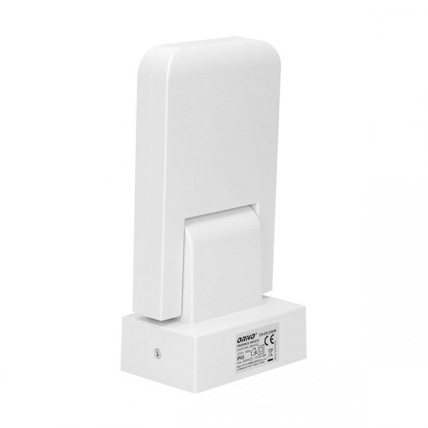 Orno 360 judesio jutiklis. IP65, 2000W, diapazonas maks. 20m, baltas – 3