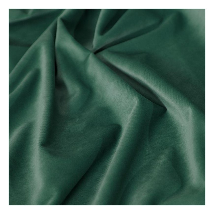 Eurofirany DIVA LINE RIA Minkšto aksomo naktinė užuolaida, 140X250 cm, kilpos / žiedai, spalva: tamsiai žalia – 4