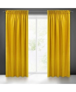 Eurofirany PIERRE CARDIN SIBEL Naktinė užuolaida iš minkšto aksomo, 260 g/m2, 140X270 cm, juosta / tunelis / kabliukai, spalva: 