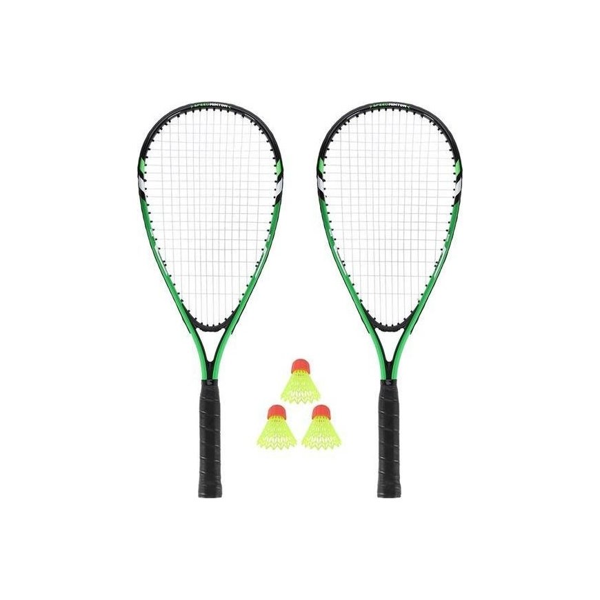 Crossminton set NILS NRS001 2 rackets + darts + case green