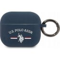 Us Polo Assn JAV Polo Assn Apsauginis dėklas, skirtas AirPods 3 tamsiai mėlynai Us Polo Assn JAV Polo Assn Apsauginis dėklas, skirtas AirPods 3 tamsiai mėlynai