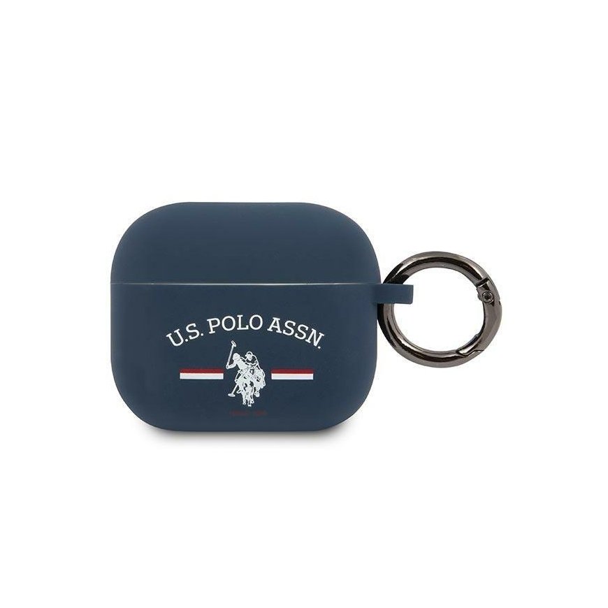 Us Polo Assn JAV Polo Assn Apsauginis dėklas, skirtas AirPods 3 tamsiai mėlynai – 2