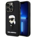 Karl Lagerfeld Apple iPhone 14 Pro 6.1 hardcase Rubber Ikonik 3D Black Karl Lagerfeld Apple iPhone 14 Pro 6.1 hardcase Rubber Ikonik 3D Black