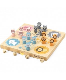 Viga Toys Viga PolarB Medinis „Ludo kinų“ žaidimas