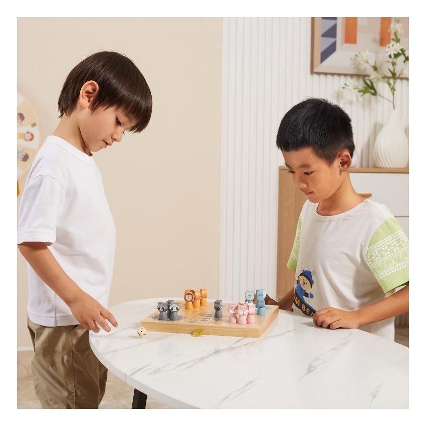 Viga Toys Viga PolarB Medinis „Ludo kinų“ žaidimas – 4