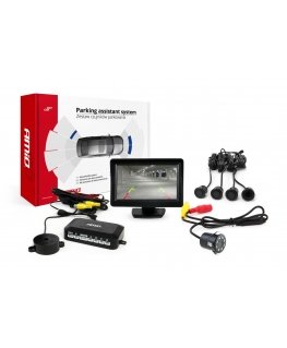 Amio Parking sensor kit tft01 4.3 "with camera hd-308-led 4 sensors black "gold"