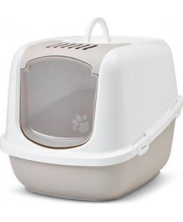 Savic Nestor Jumbo Litter Box Beige