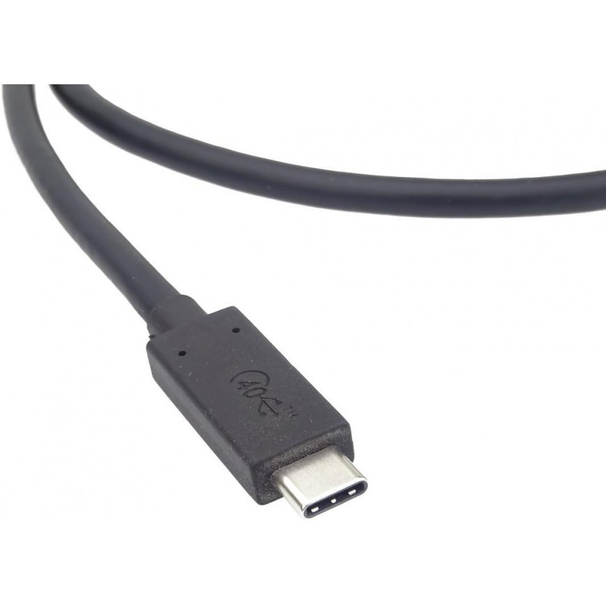 USB PremiumCord USB-C - USB-C 0.8 m juodasis (ku4cx08bk) – 3
