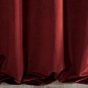 Eurofirany DIVA LINE RIA Soft velvet night curtain, 140X250 cm, loops / rings, color: burgundy Eurofirany DIVA LINE RIA Soft velvet night curtain, 140X250 cm, loops / rings, color: burgundy