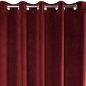 Eurofirany DIVA LINE RIA Soft velvet night curtain, 140X250 cm, loops / rings, color: burgundy Eurofirany DIVA LINE RIA Soft velvet night curtain, 140X250 cm, loops / rings, color: burgundy