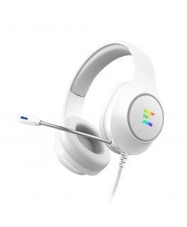 Zalman ZM-HPS310 WH Ausinės be mikrofono ir ausinės su mikrofonu Laisvų rankų įranga Vielinis Su lankeliu Žaidimams Balta