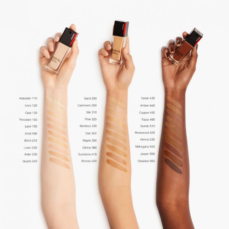 Shiseido Synchro Skin Radiant Lifting Foundation 30 ml Pumppupullo Nestemäinen 430 Cedar – 4