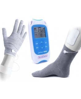 TensCare perfect TENS elektrooniline lihasestimulaator Kleeppadjad Sinine, Valge