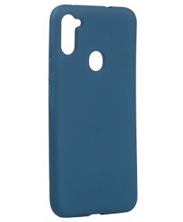 Evelatus Samsung Galaxy A11 Nano Silicone Case Soft Touch TPU Blue
