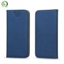 GreenGo Универсальный 5.5-5.7" LCD (80x160mm макс) Чехол-книжка с магнетической фиксацией и слайдером Синий GreenGo Универсальный 5.5-5.7" LCD (80x160mm макс) Чехол-книжка с магнетической фиксацией и слайдером Синий