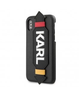 Karl Lagerfeld Apple iPhone X/XS PU Case With Strap Black